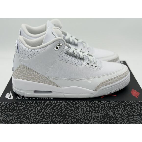 Men’s Size 8.5 - Nike Air Jordan 3 Retro 2025 Pure Money CT8532-111 No Box Lid